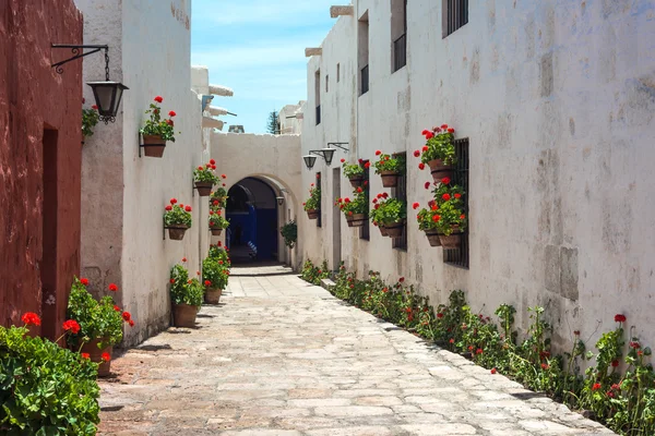 Mosteiro de Santa Catarina em Arequipa, Peru — Fotografia de Stock