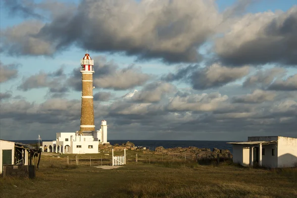 Maják v cabo polonio, rocha, uruguay — Stock fotografie