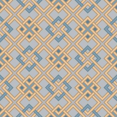 Dikişsiz vektör geometrik rhombus renk desen arka plan