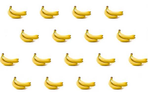 Fresh Ripe Bananas Pattern Fruit Background — Stock Photo, Image