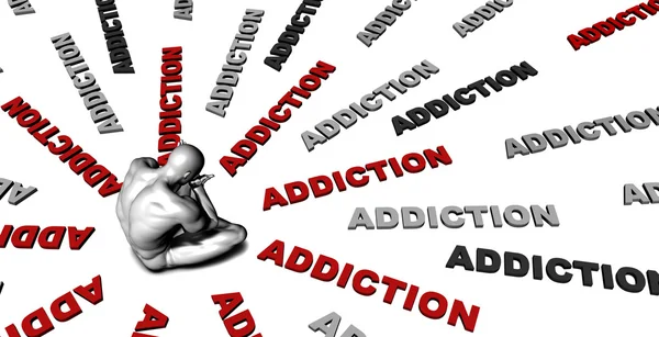 Addiction as a Concept — Stock Photo, Image