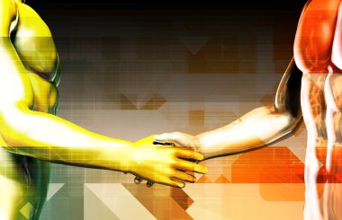 Bağlantı kavramı konsept sanat