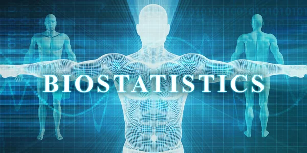 Biostatistiky pojetí umění — Stock fotografie