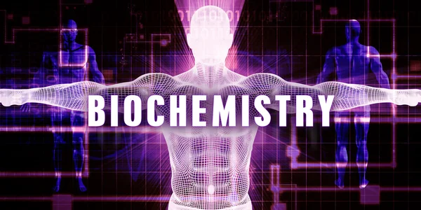 Konzeptkunst der Biochemie — Stockfoto