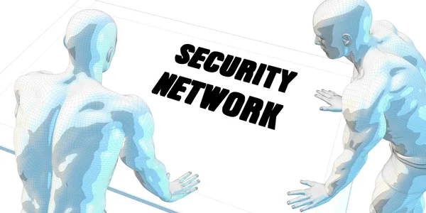 Security Network as Concept — Stock Photo, Image