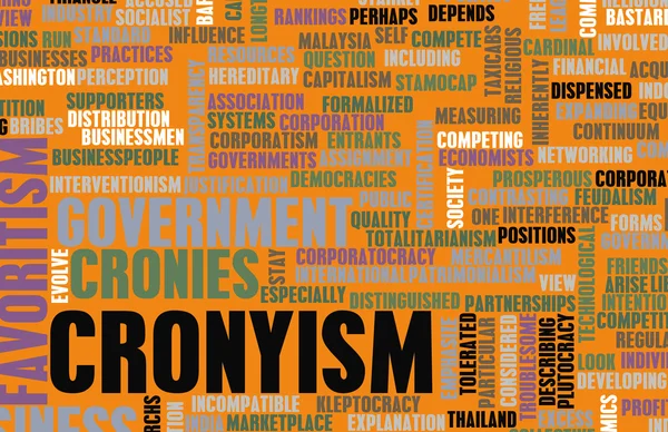 Cronyism as Concept — Stock Photo, Image