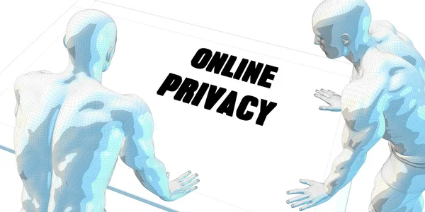 Privacidade Online como Conceito — Fotografia de Stock