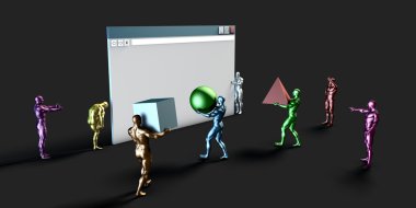 Kavram olarak Web sitesi projesi