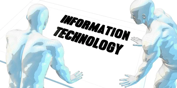 Информационные технологии как концепция — стоковое фото