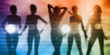 Disko Techno parti arka plan