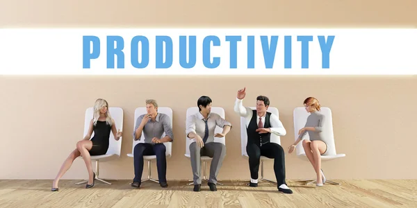 Produtividade empresarial como conceito — Fotografia de Stock