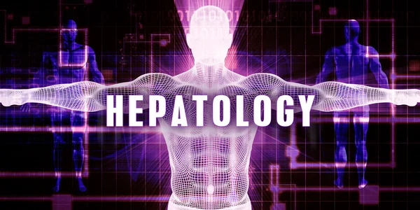 Hepatologia como Conceito — Fotografia de Stock