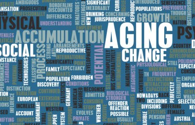 Aging Concept as a Concept clipart
