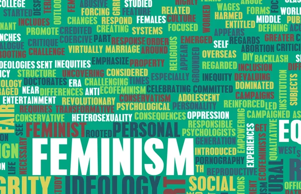 Фемінізм як концепція — стокове фото