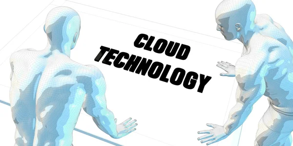 Cloud technologie jako koncept — Stock fotografie