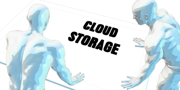 Cloud Storage come concetto — Foto Stock