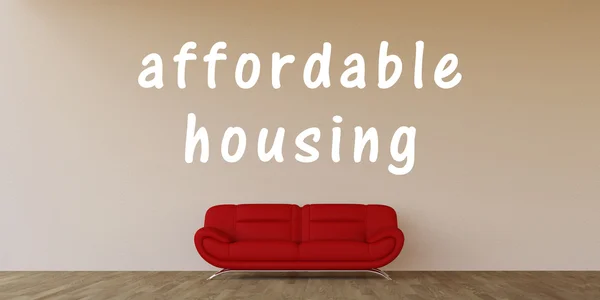 Affordable Housing as a Concept — Stock Photo, Image