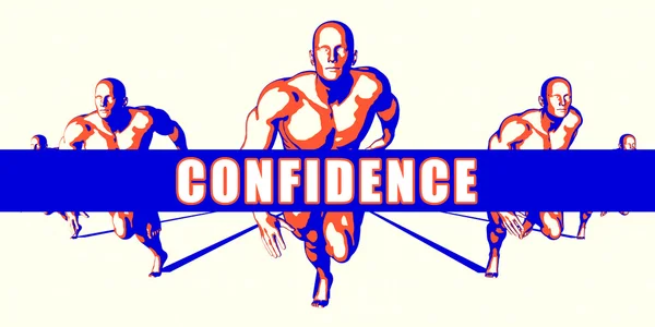 Confidence as a Concept — Stock Photo, Image