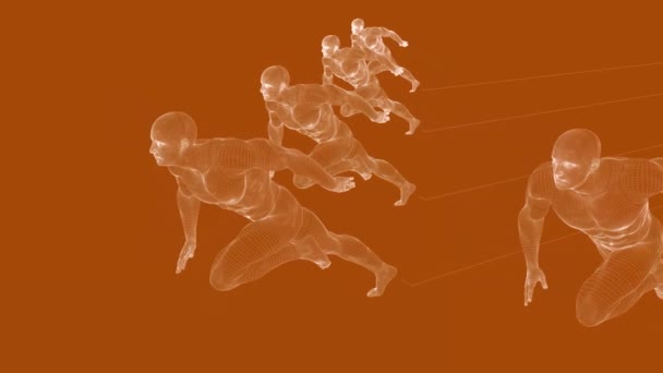 Hommes d'affaires Travail d'équipe Courir ensemble 