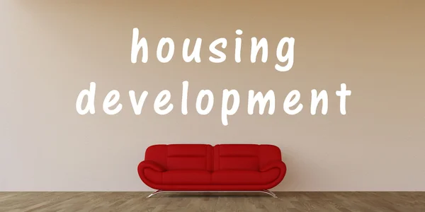 El desarrollo de la vivienda como concepto — Foto de Stock