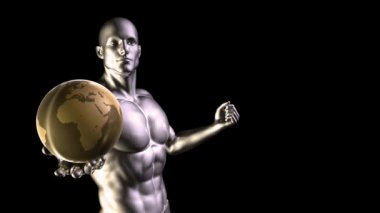 Küreselleşme ve Eller Dünyayı Gösteren Küresel Bir Şirket