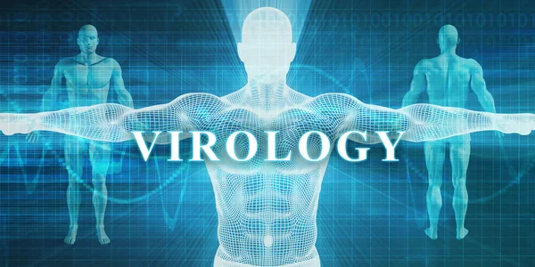 Virologie als een Concept — Stockfoto