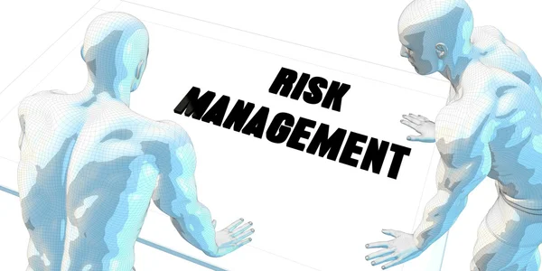 Risk Management diskussion — Stockfoto