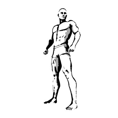 Çizgi roman kahramanı poz