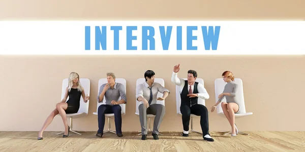 Intervista d'affari come concetto — Foto Stock