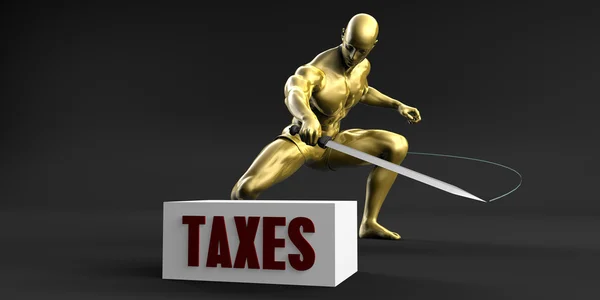 Csökkentsék az adókat mint fogalom — Stock Fotó