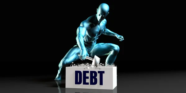 摆脱债务 — 图库照片