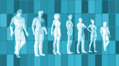 İş bir arka plan resmi olarak ağ