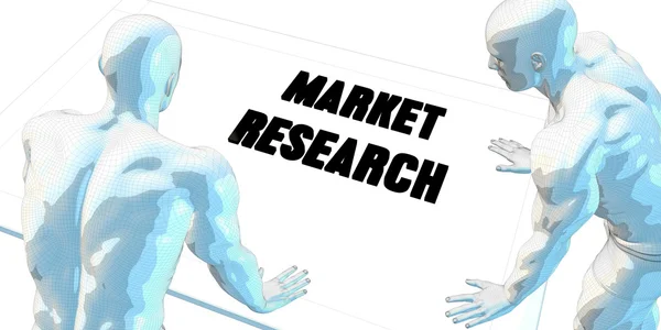 Market Research as a Background Art — Stock Photo, Image