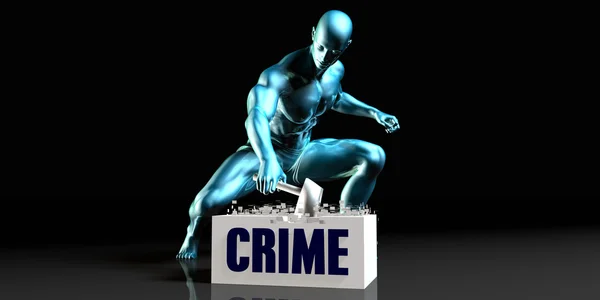 Pozbyć się przestępczości — Zdjęcie stockowe