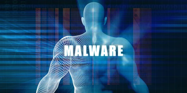Malware als Konzept — Stockfoto