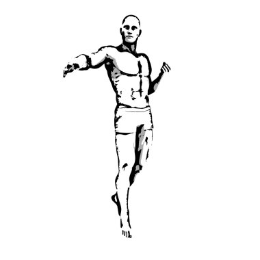 Çizgi roman kahramanı poz