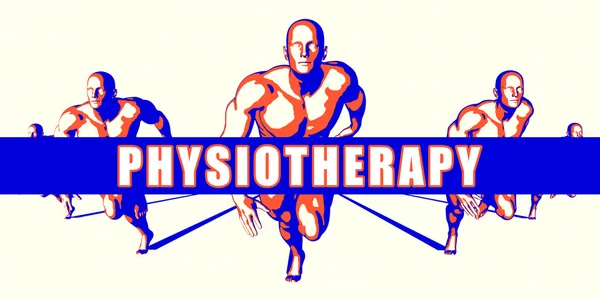 Physiotherapie als Konzept — Stockfoto