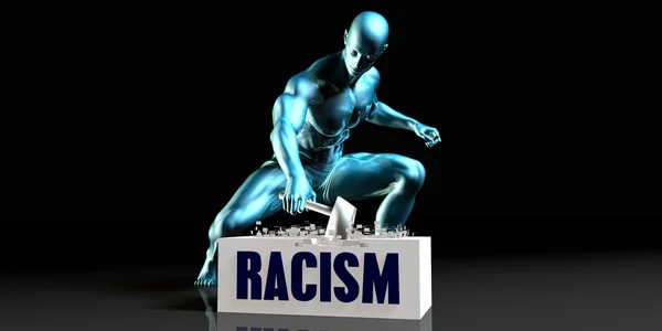 Позбутися расизму — стокове фото