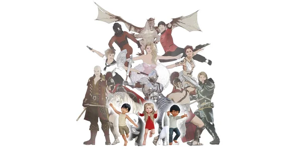 Children Fantasy Book Concept — Stock Photo, Image