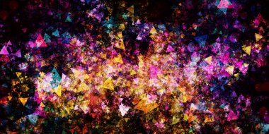 Tasarımcı Renkleri Desenli Renkli Arkaplan Deseni