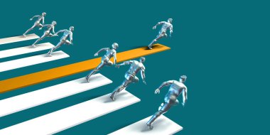 Büyüme Çizelgesi Olarak İş Konsepti