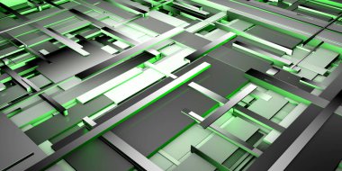 Teknik Konsept Olarak Mühendislik Fabrikası Soyut Arkaplan