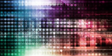 Bir Örnek Arkaplan Olarak Fütürist Teknoloji ve Bilim