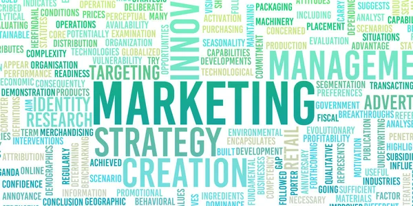 Marketing Management Innovatieve Visie Als Concept — Stockfoto