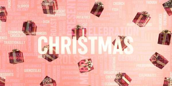 Weihnachtsgrußkarte Hintergrund Einladung Feier Kunst — Stockfoto