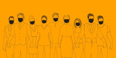 Virüs Önleme Soyut Arkaplan Posteri Kavramını Aç