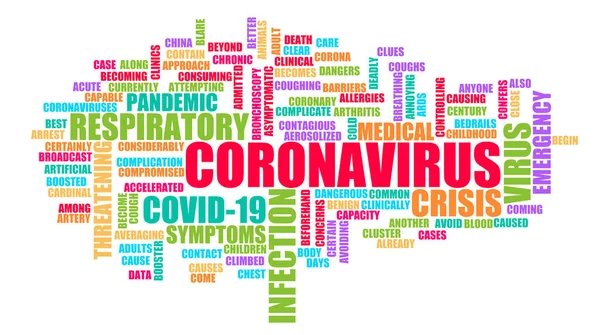 Antecedentes Del Coronavirus Pandemia Como Concepto Científico —  Fotos de Stock