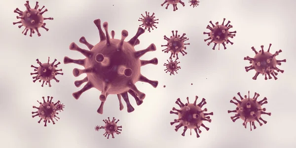 病気の警告としてのインフルエンザの流行 — ストック写真