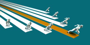 İş Başarı ve Büyüme İle İlerleme