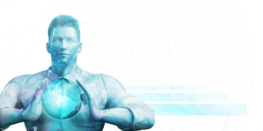 İş Adamı Sunumu Soyut Arkaplan Kopyalama Arkaplanı